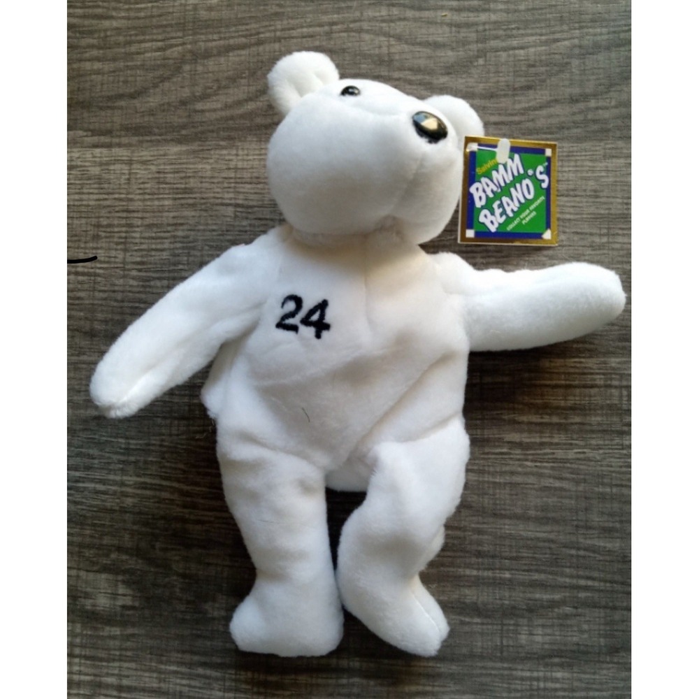 SALVINO'S BAMM BEANO'S PLUSH BEANIE #24 TINO MARTINEZ w/ Tag 1998 New